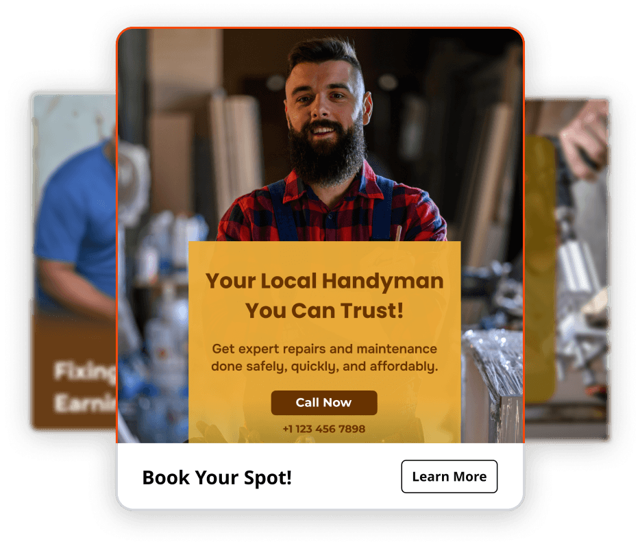 Take ads live instantly.